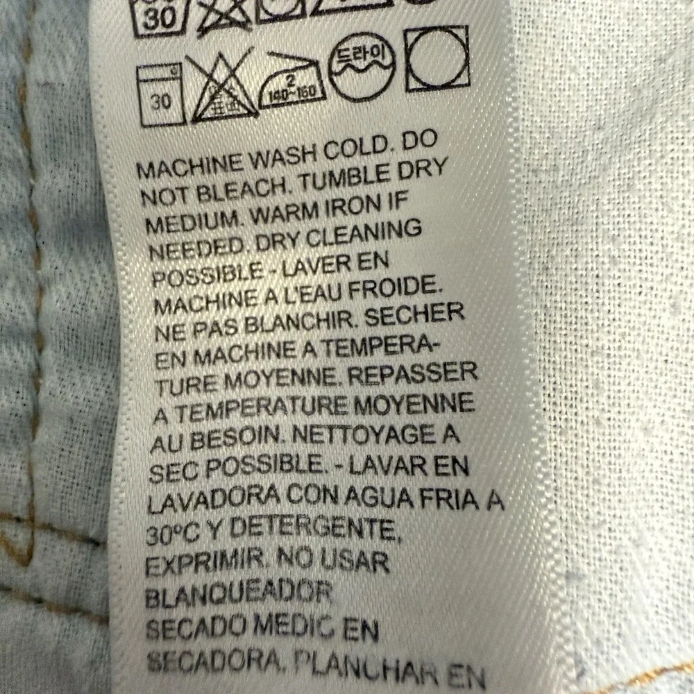 levi's 511 slim fit jeans‎ men's 38x30.5 Tag Reads 38x32 Dark Wash